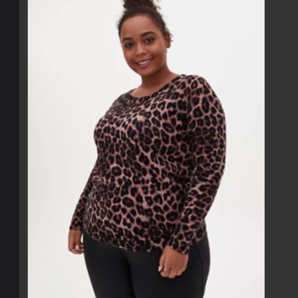 Torrid leopard sweater